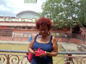 The Big Red 'Fro at the Temple